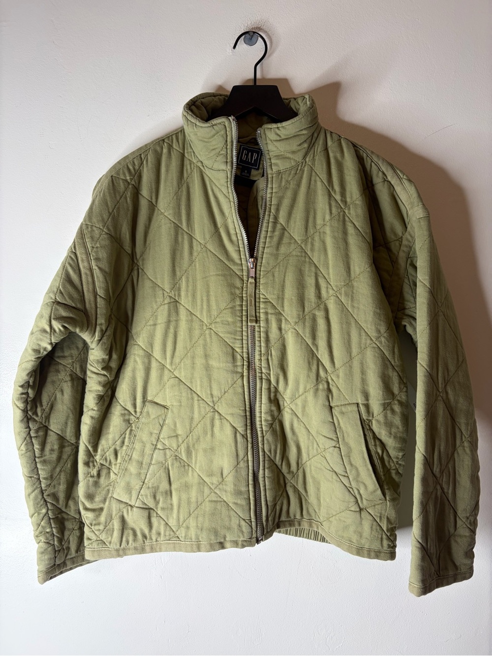 GAP Quilted Olive Green Jacket